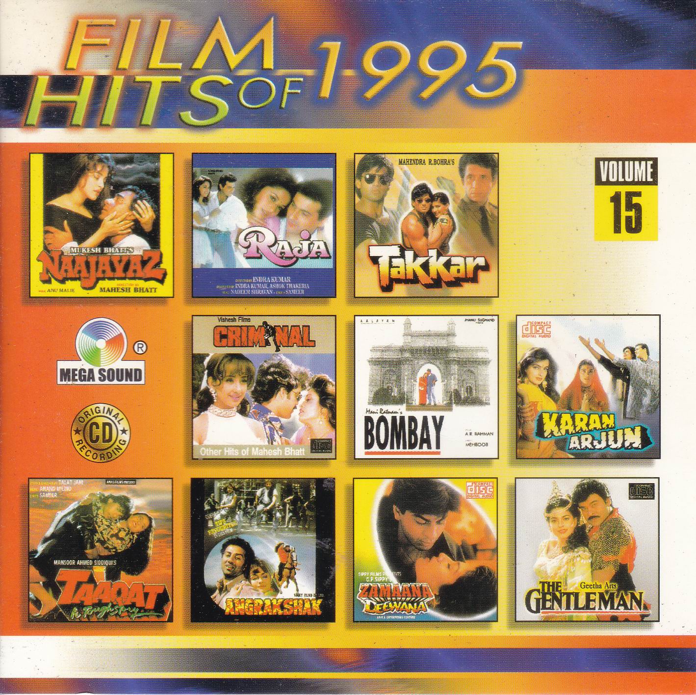 (image for) Film Hits Of 1990 Vol 15 MS Cd Superb Recording