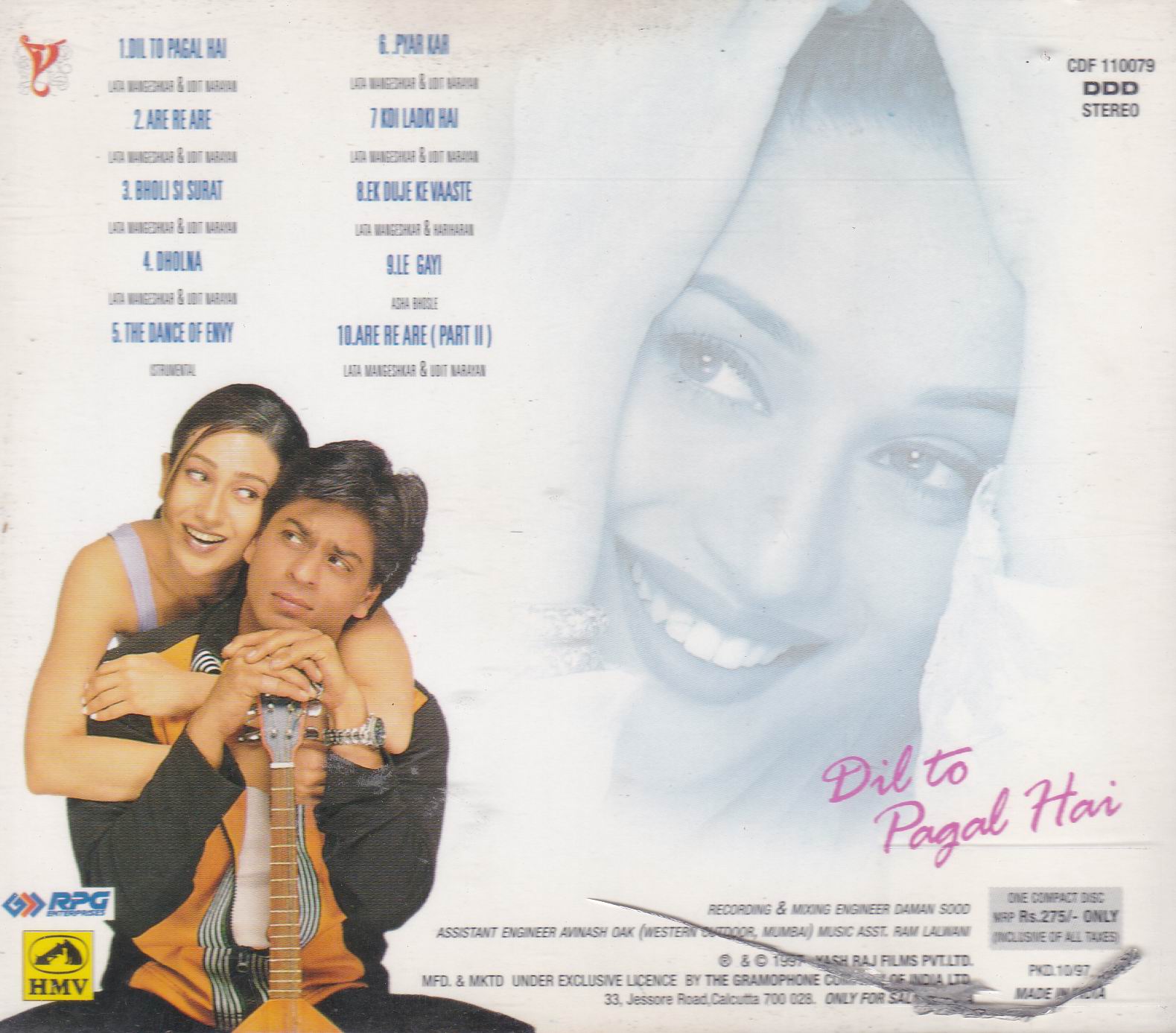 (image for) Indian Cd Dil To Pagal Hai EMI Cd