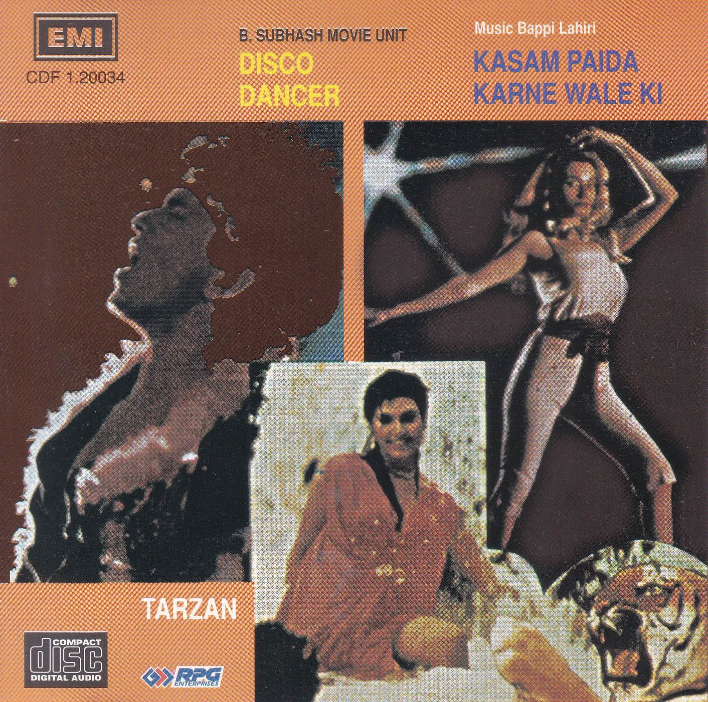 (image for) Indian Cd Disco Dancer Kasam Paida Karne Wale Ki EMI CD
