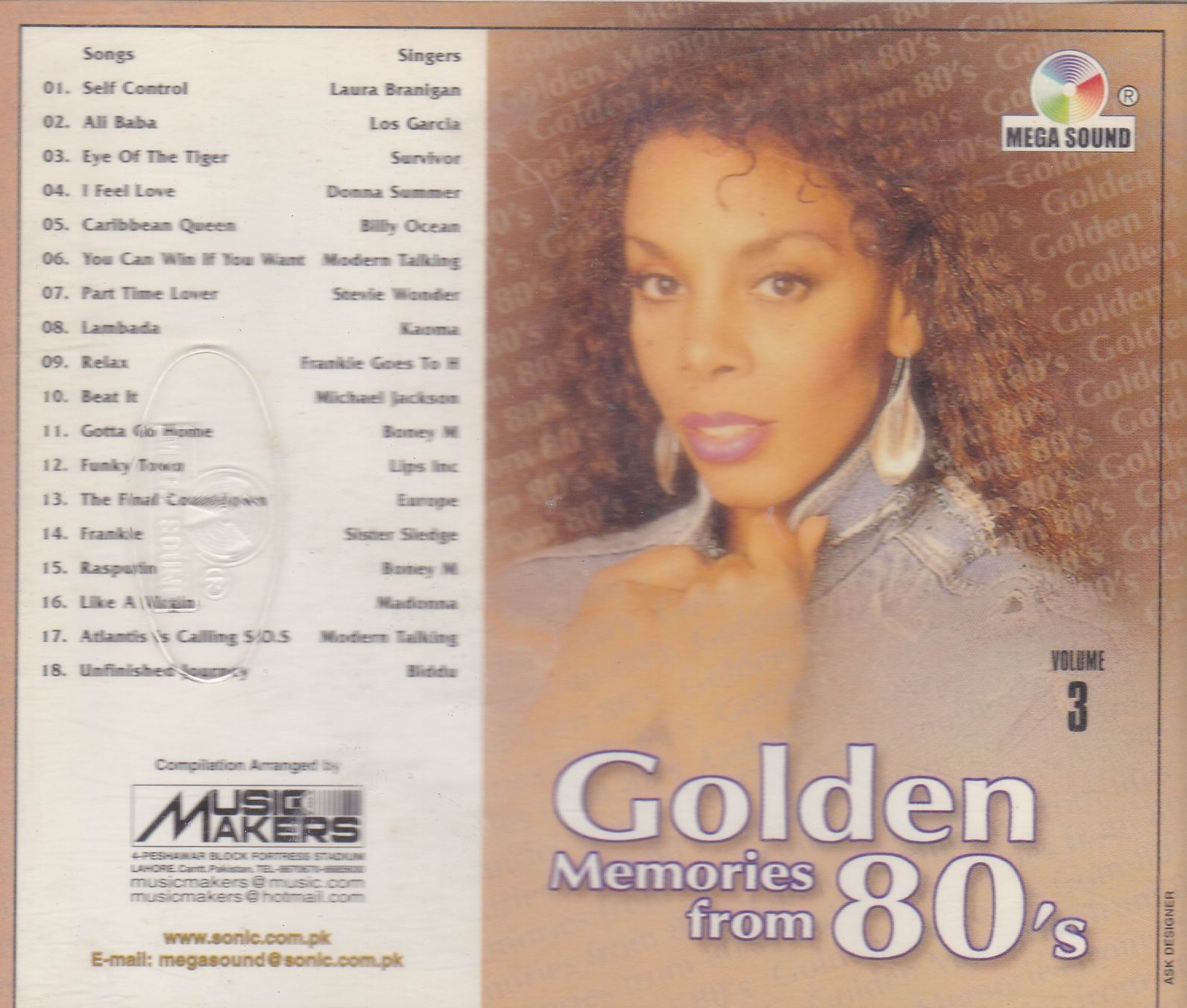 (image for) Golden Memories From 80s Vol 3 MS Cd Superb Recording