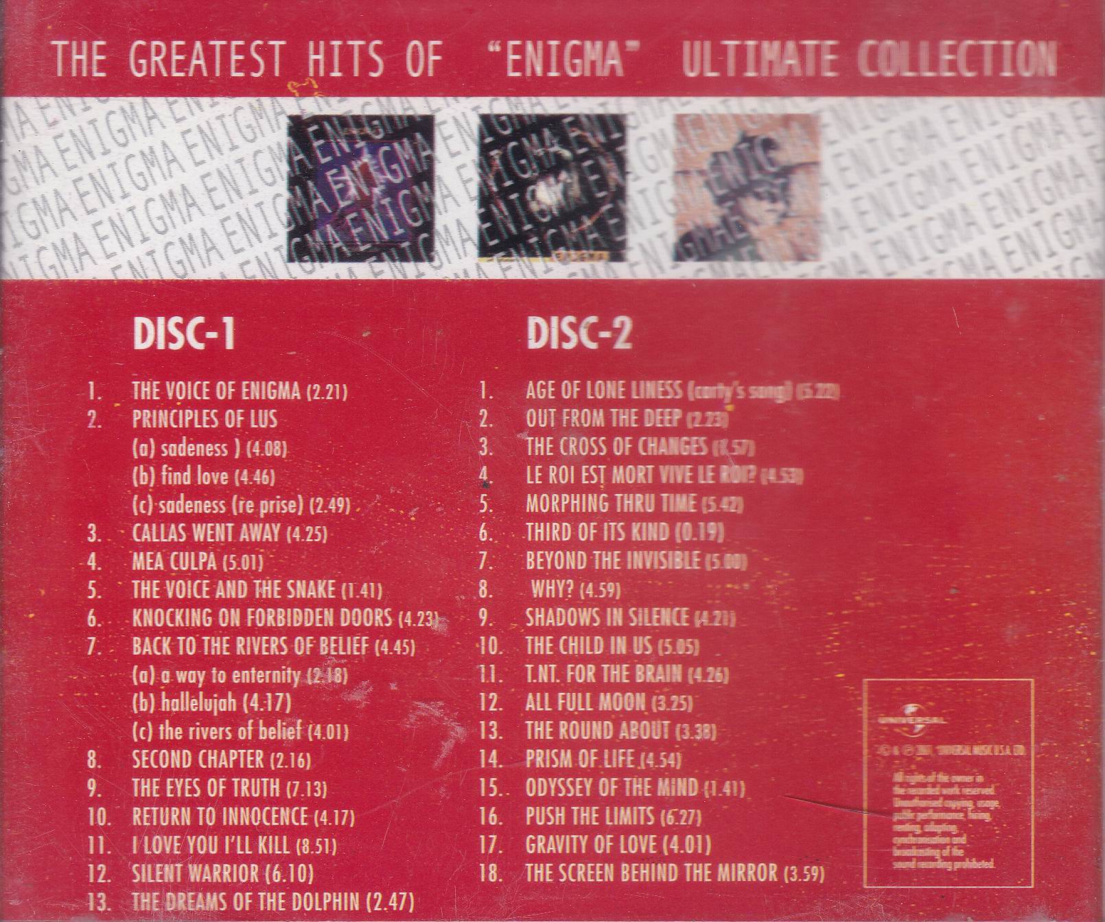 (image for) Enigma Ultimate Coolection 2 Cds