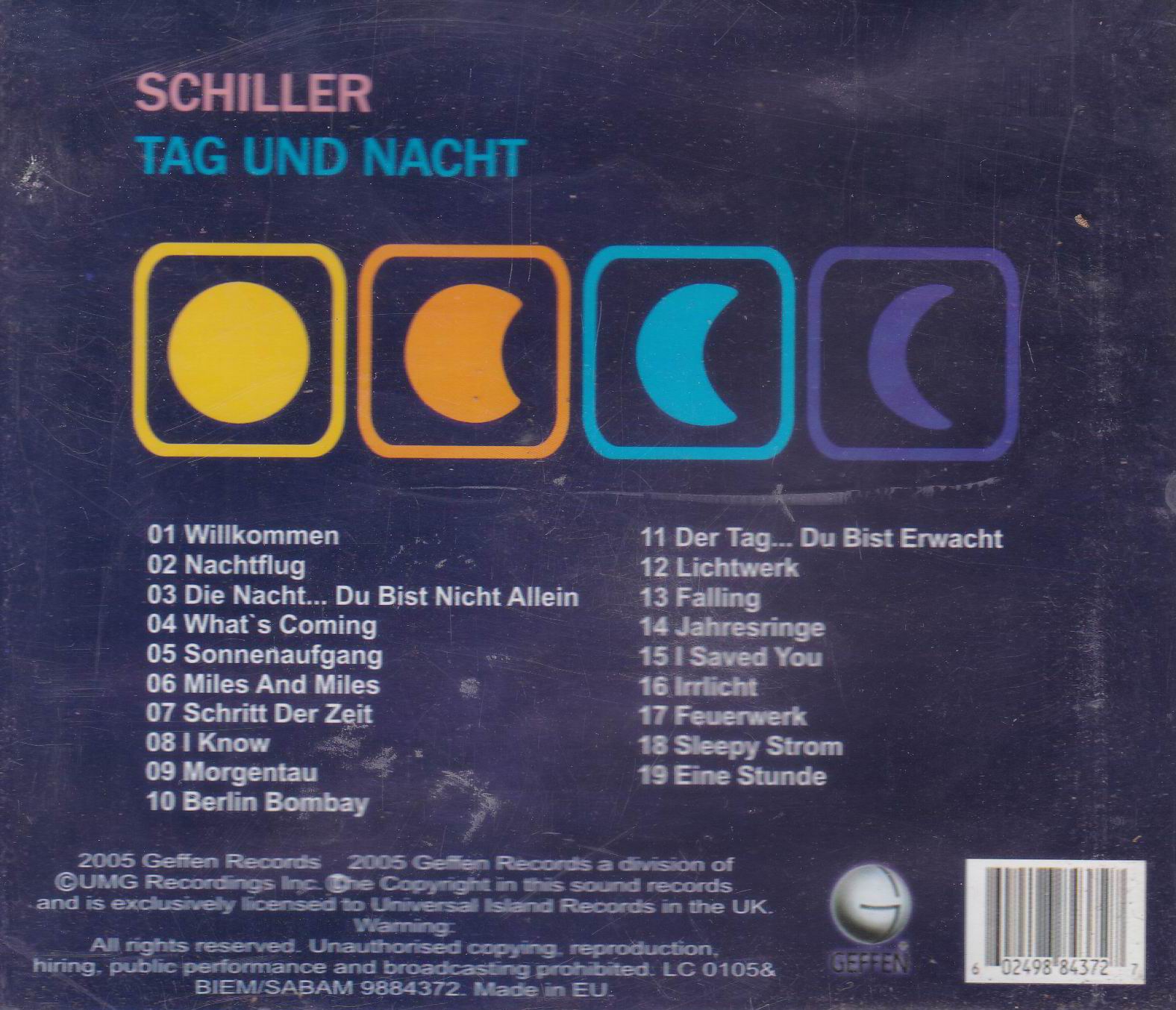 (image for) Schiller Greatest Hits Cd