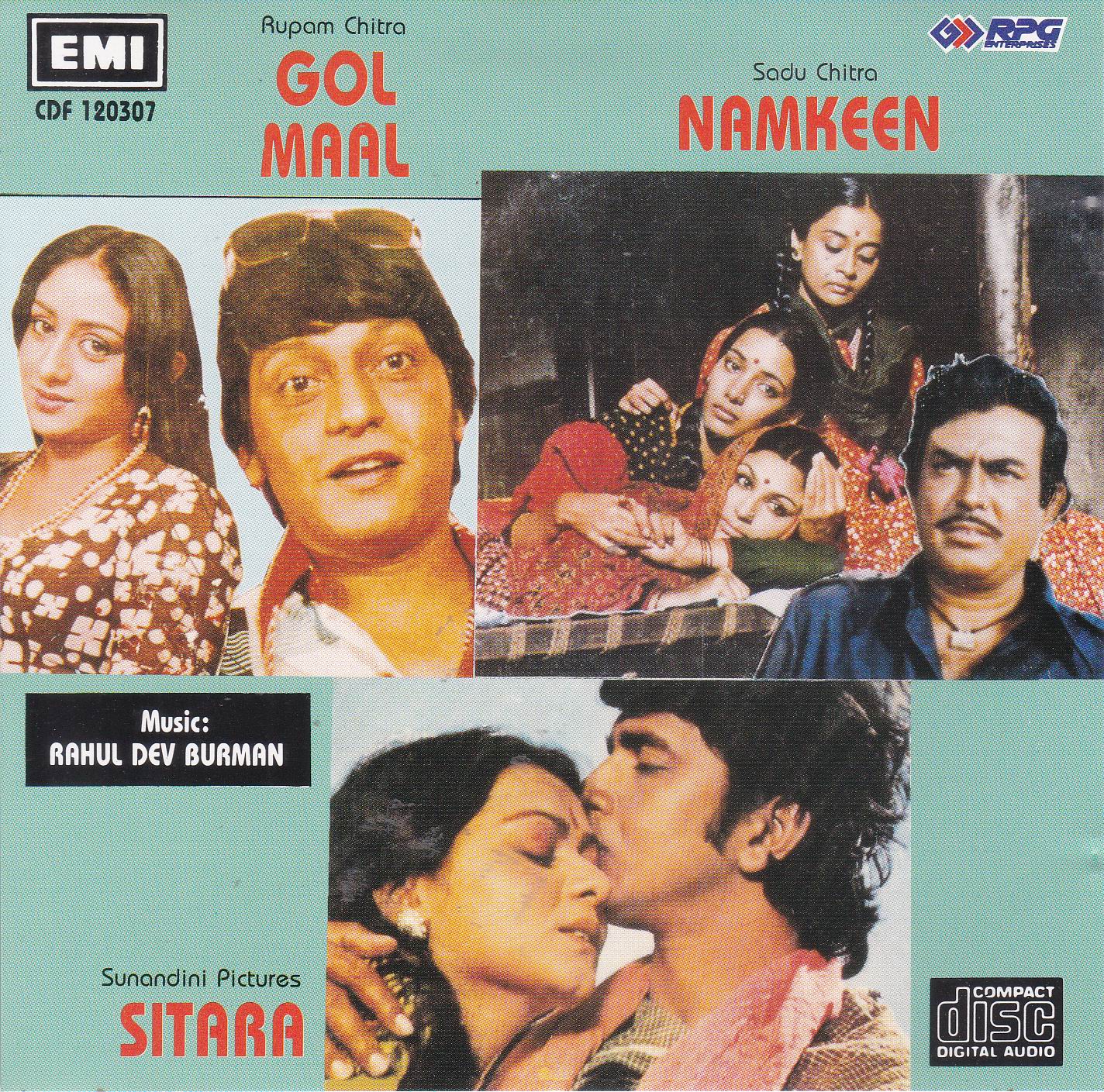 (image for) Indian Cd Gol Maal Namkeen Sitara EMI CD