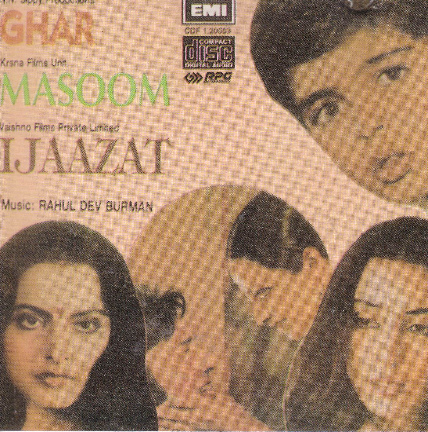 (image for) Indian Cd Ghar Masoom Ijazat EMI CD