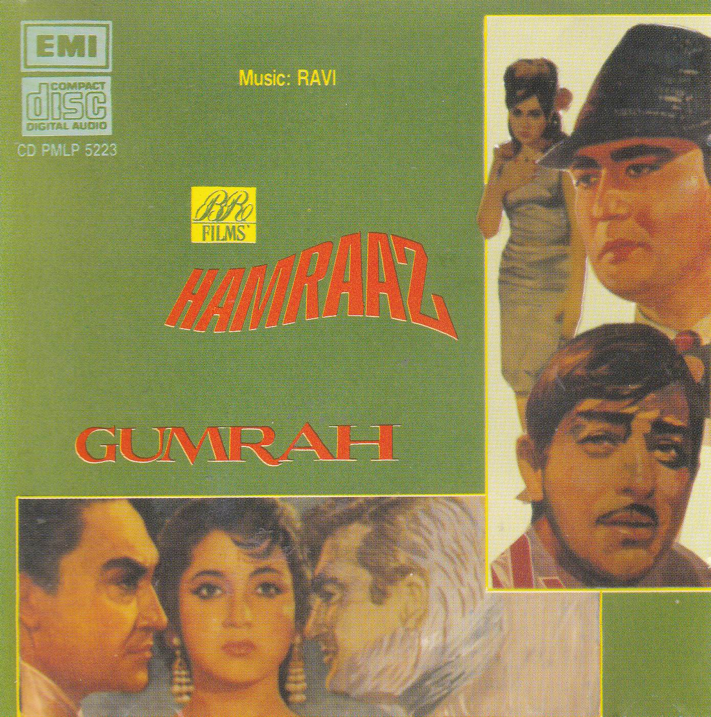 (image for) Indian Cd Gumrah Hamraaz EMI CD