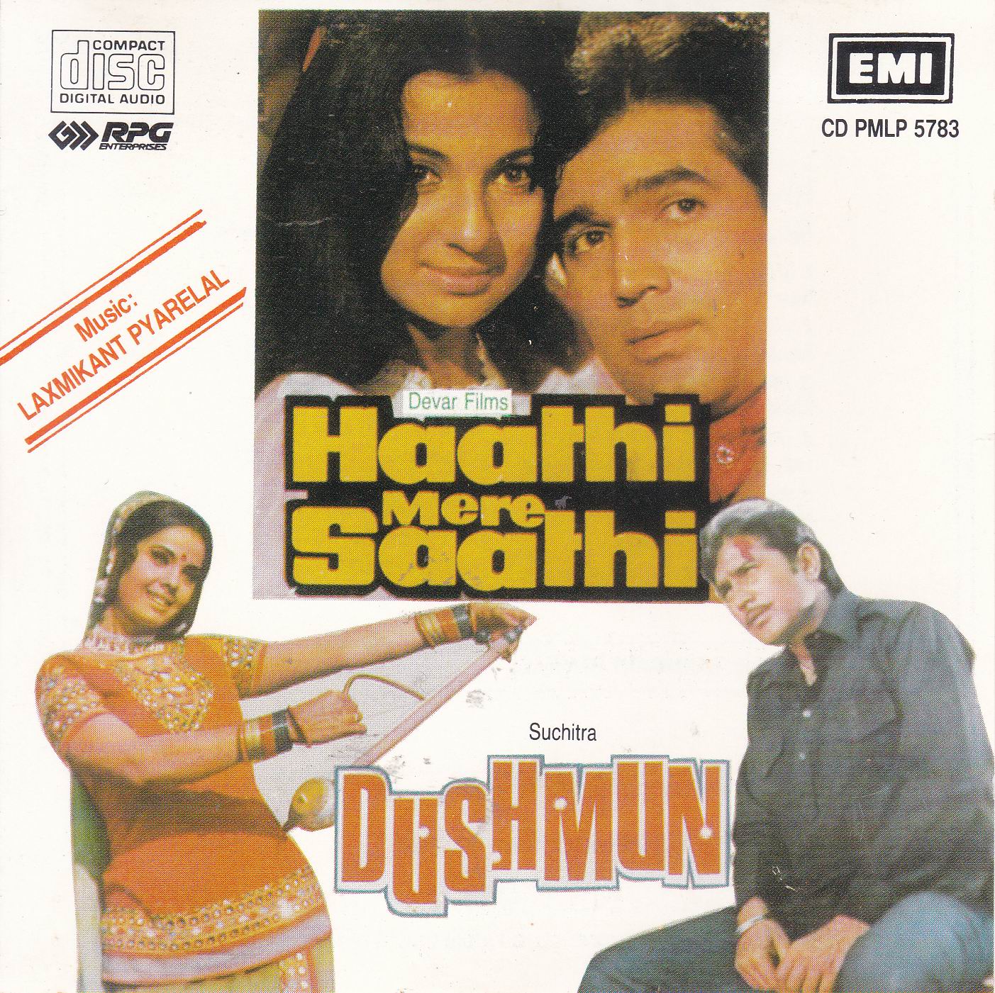 (image for) Indian Cd Haathi Mere Saathi Dushman EMI CD