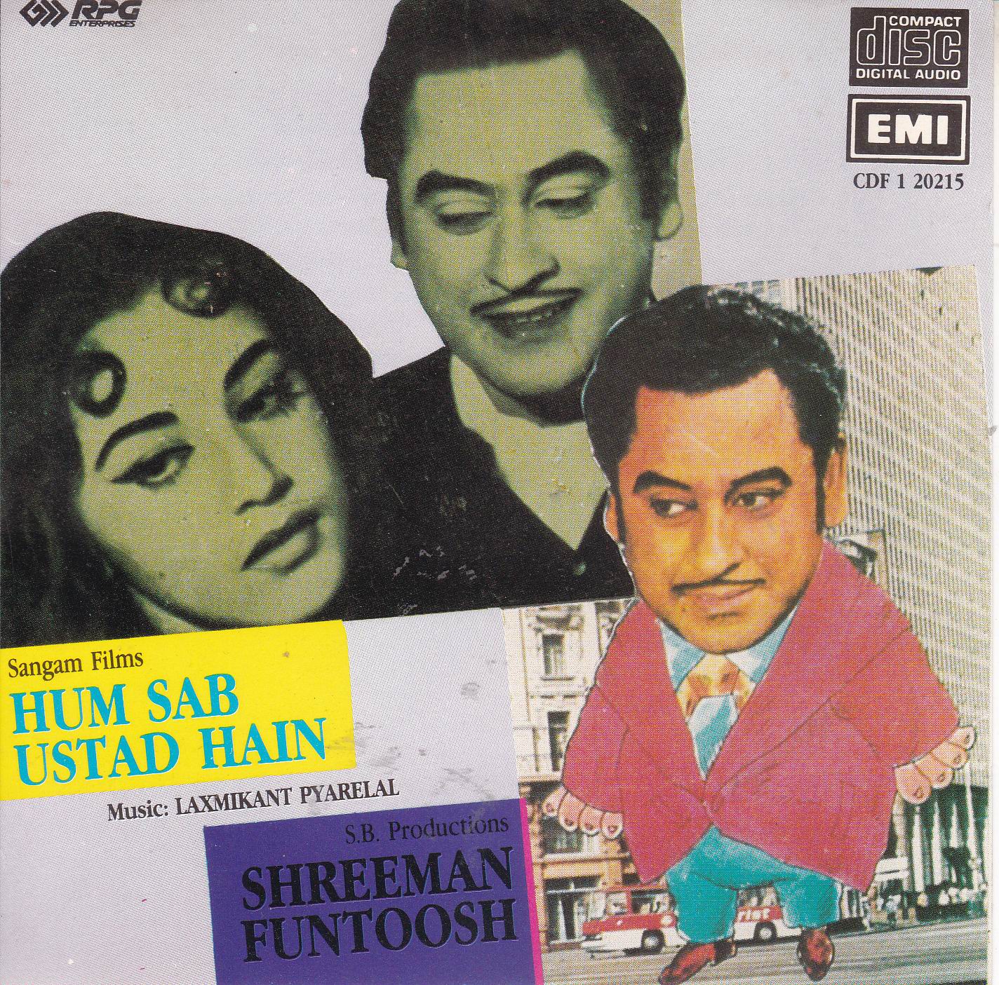 (image for) Indian Cd Hum Sab Ustad Hain Shreeman Funtoosh EMI CD