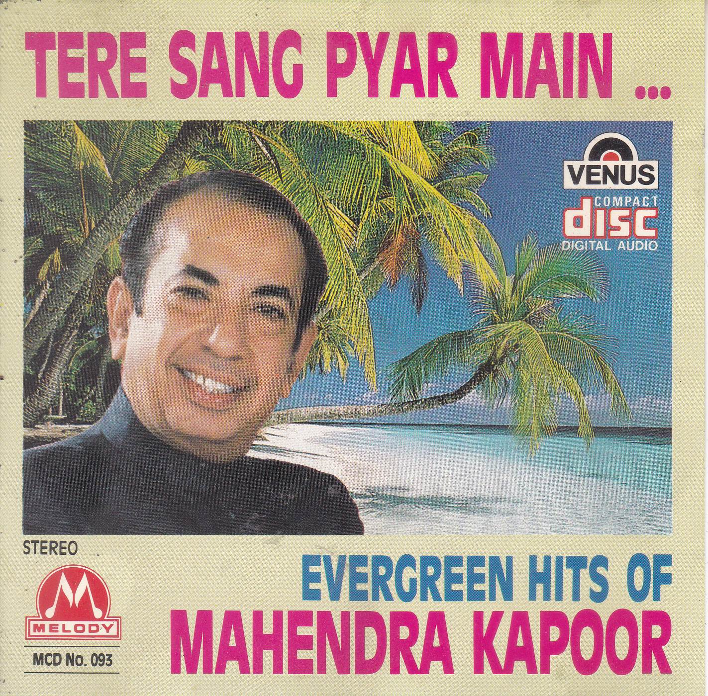 (image for) Film Hits Of Mahendra Kapoor Venus CD