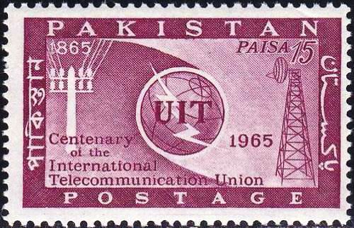 Pakistan Fdc 1965 Brochure & Stamp International Telecommunicatn - Click Image to Close