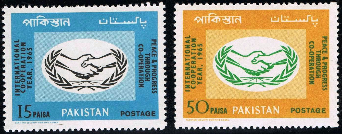 Pakistan Fdc 1965 Brochure & Stamp Intl Co-operation Year - Click Image to Close