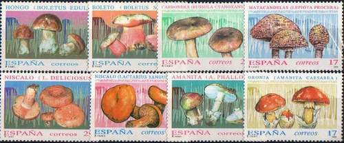 (image for) Spain 1993 Stamps Mushrooms