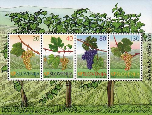 (image for) Slovenia 2000 S/Sheet Fruits