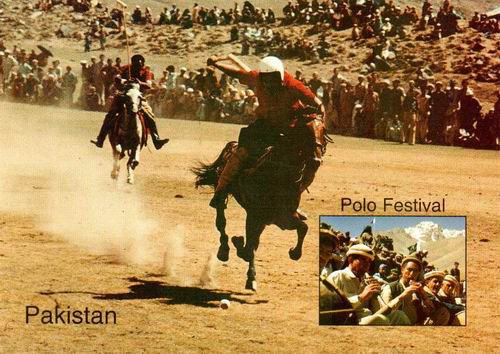 (image for) Pakistan Beautiful Postcard Mlakhra Typical Sindhi Wrestling