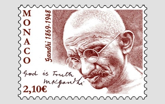 (image for) Monaco 2019 Stamp Birth Anniversary of Mahatma Gandhi