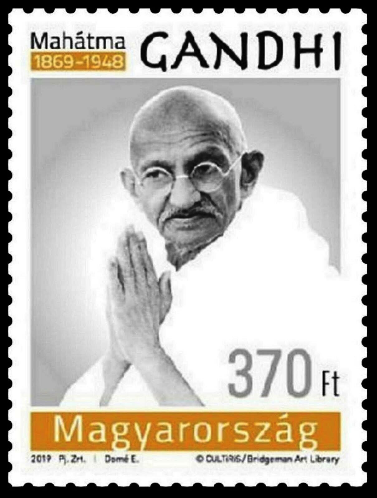 Hungary 2019 Stamp Birth Anniversary of Mahatma Gandhi