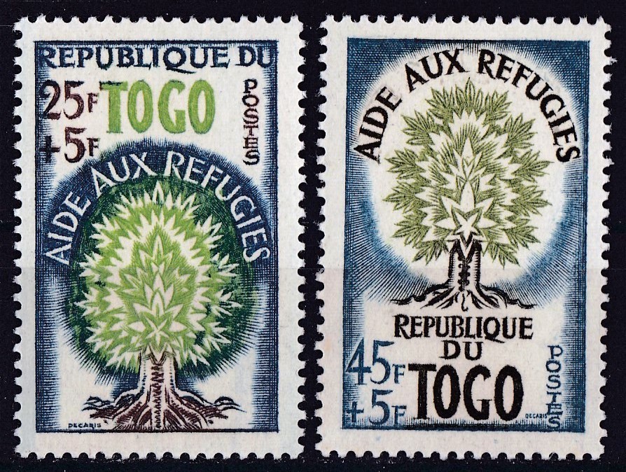 (image for) Togo 1960 Stamps World Refugee Year MNH