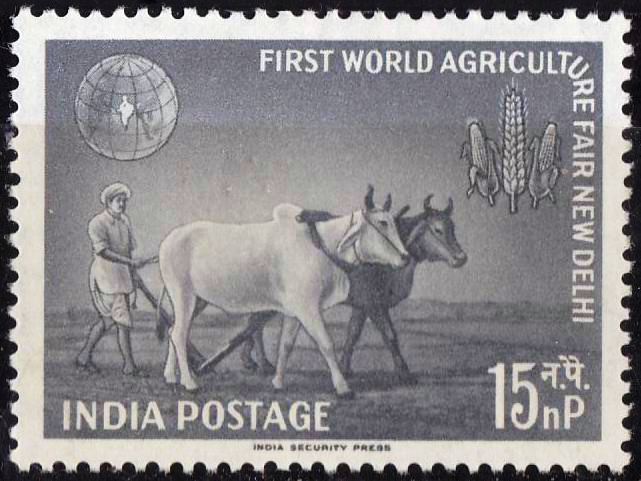 (image for) India 1964 Stamps World First Agriculture Day MNH