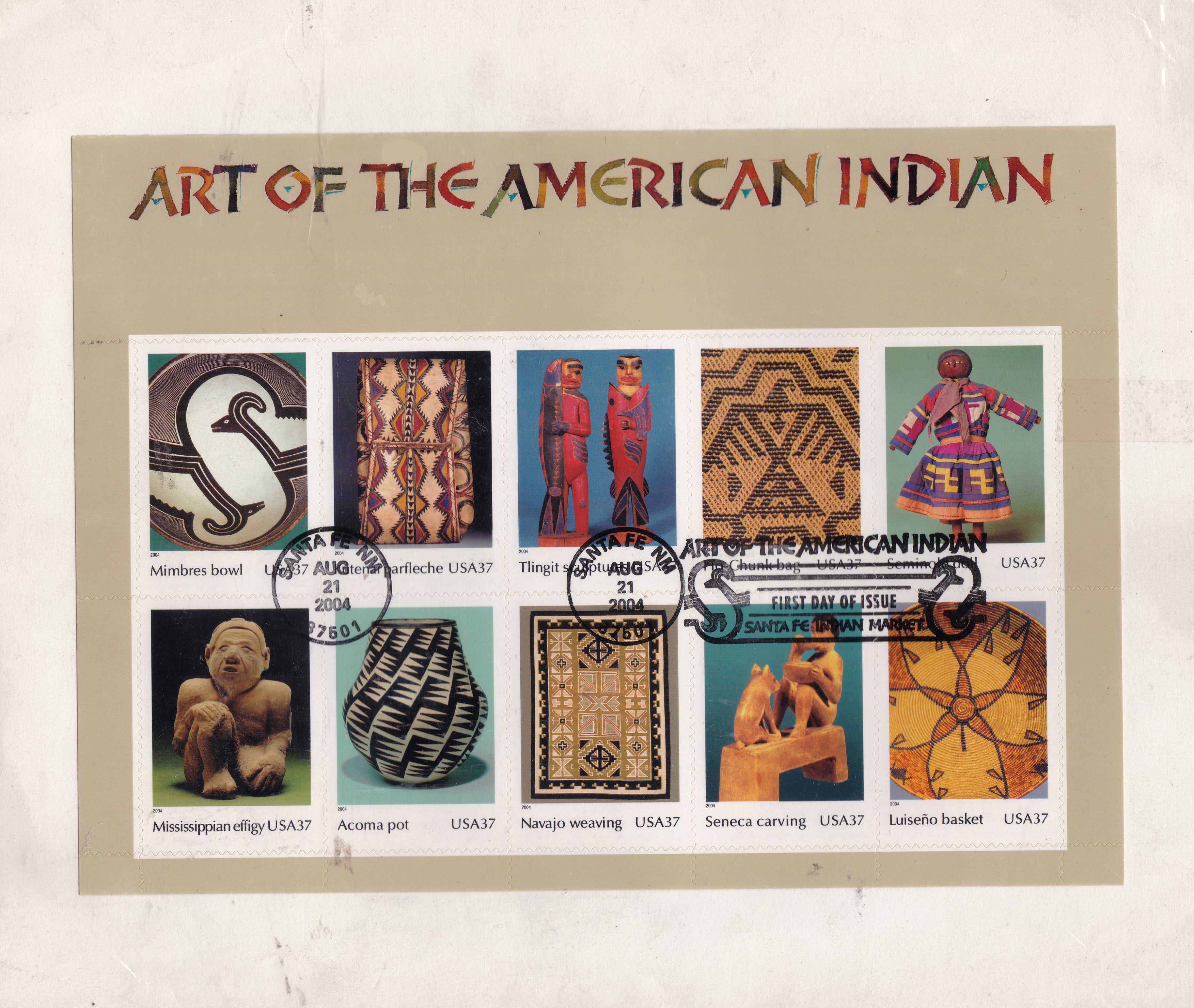 (image for) United States 2004 Fdc Art of the American Indians