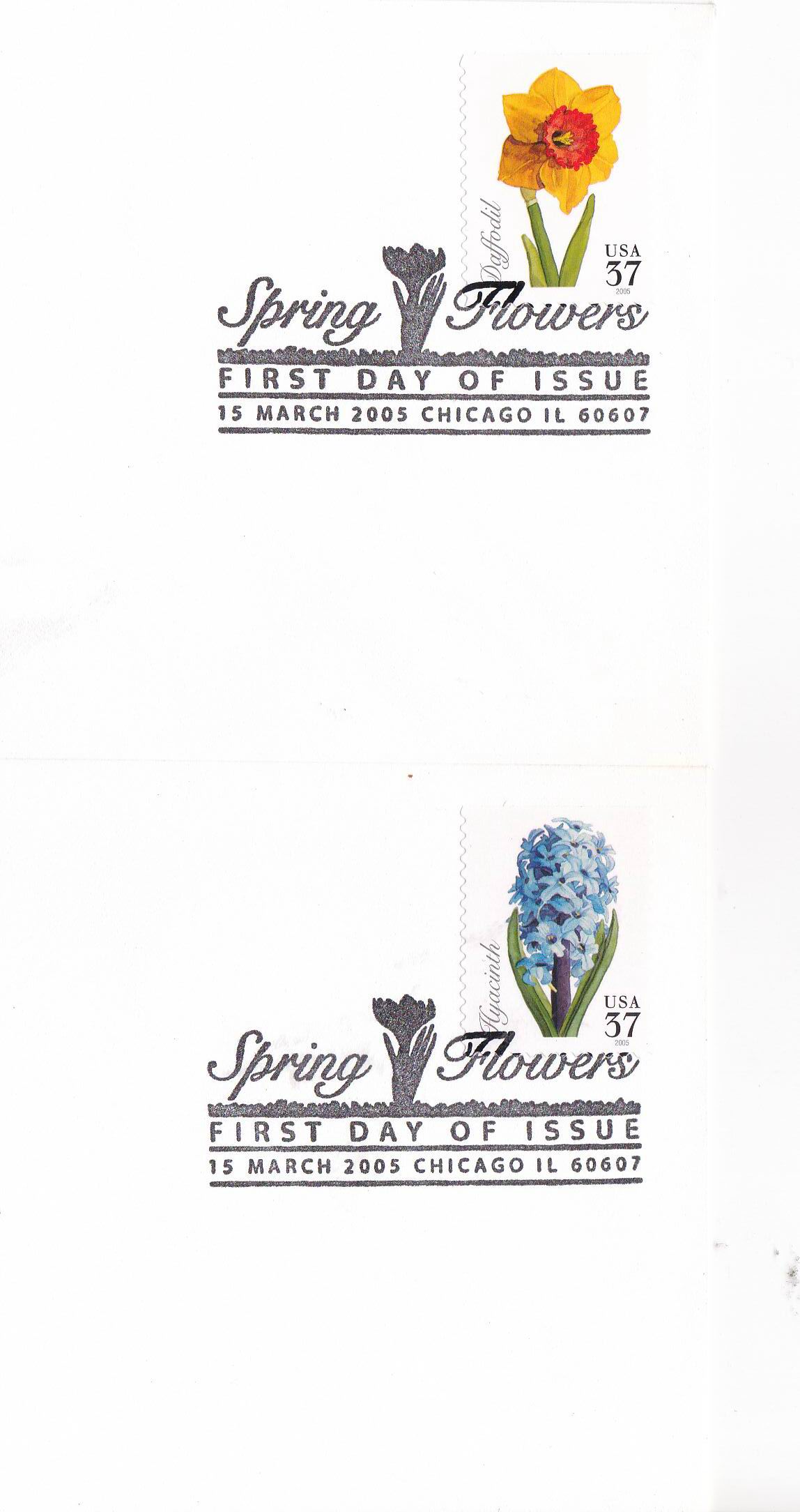 (image for) United States 2005 Fdc Love Fdcs Flowers