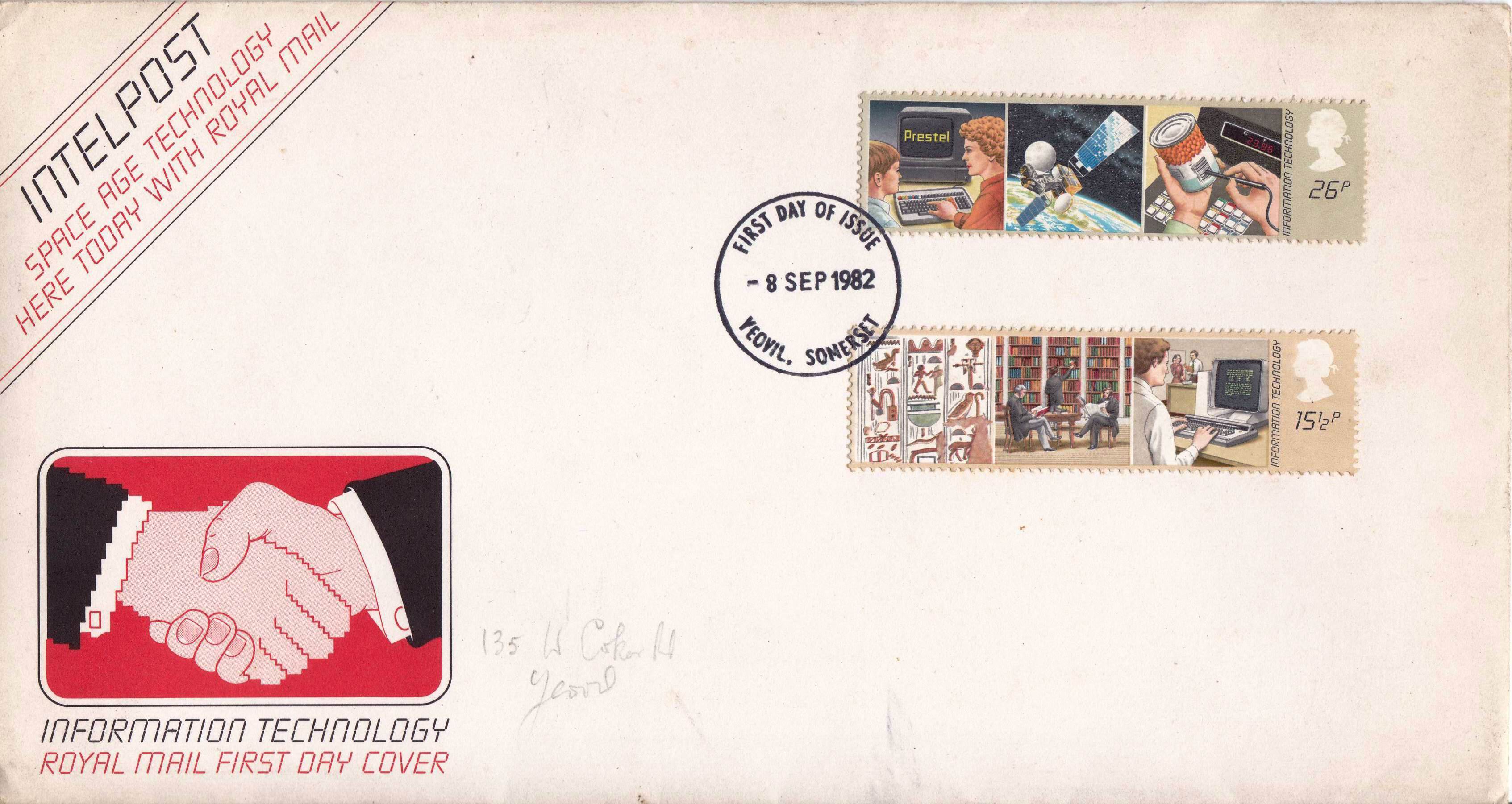 (image for) Great Britain 1982 Fdc Space Age Technology