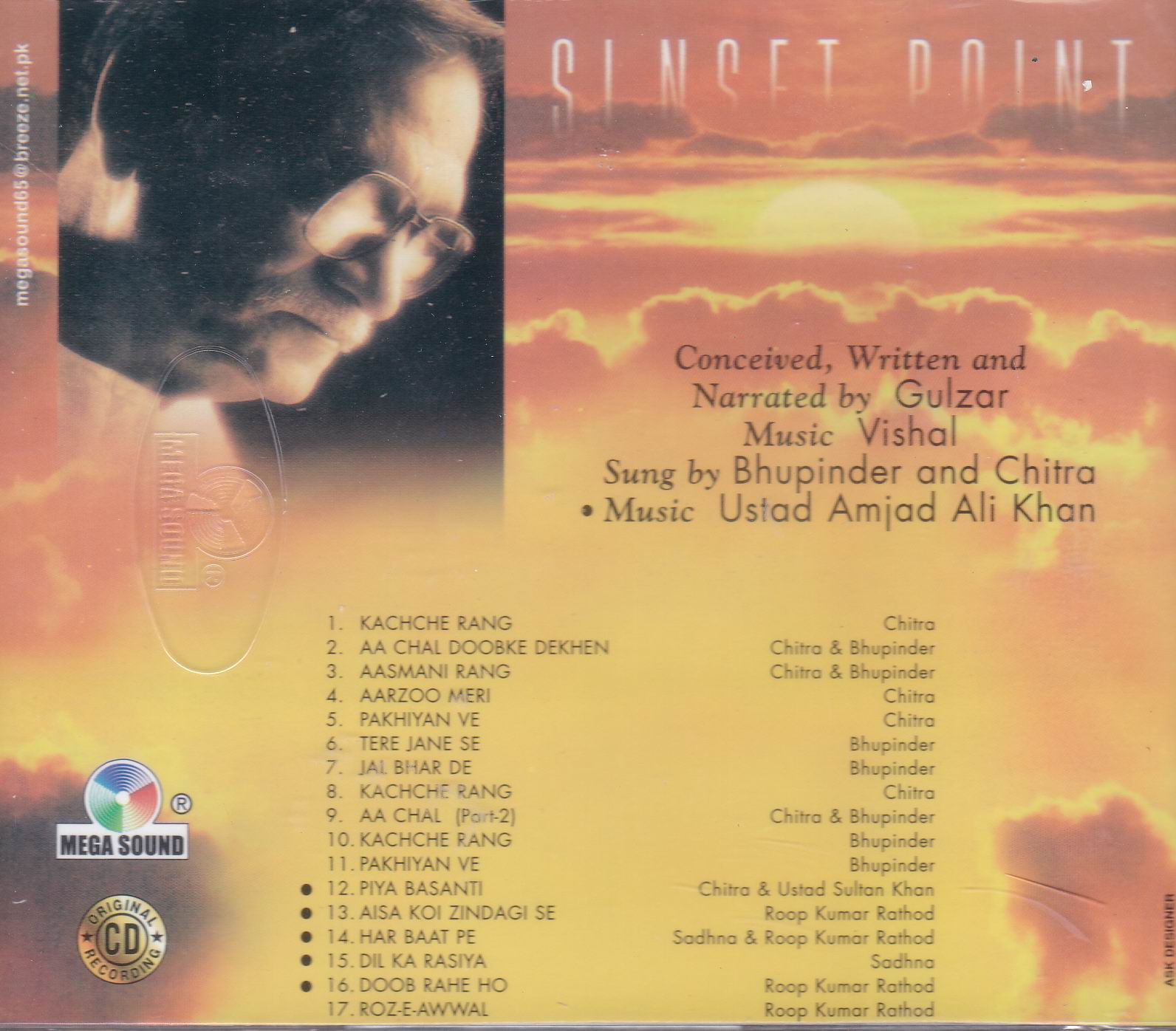(image for) Sinset Point By Bhupinder & Chitra Narrated By Gulzar