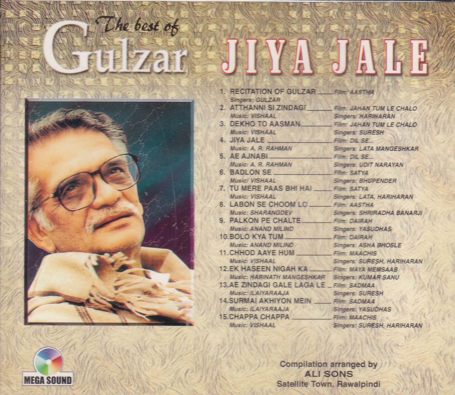 (image for) Best Of Gulzar MS Cd Superb Recording