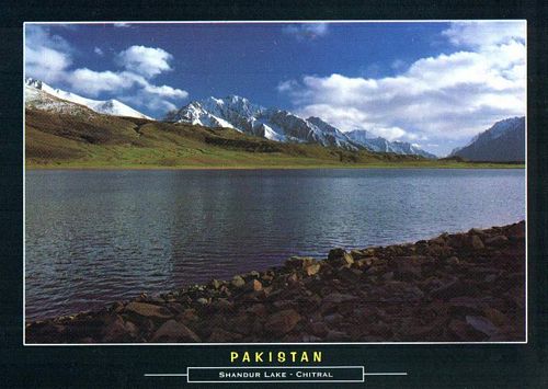 (image for) Pakistan Beautiful Postcard Shandur Lake