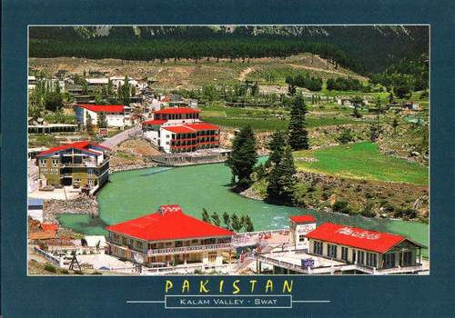 (image for) Pakistan Beautiful Postcard Swat Valley