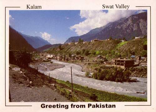 (image for) Pakistan Beautiful Postcard Swat Valley