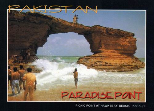 (image for) Pakistan Beautiful Postcard Hawks Bay Karachi