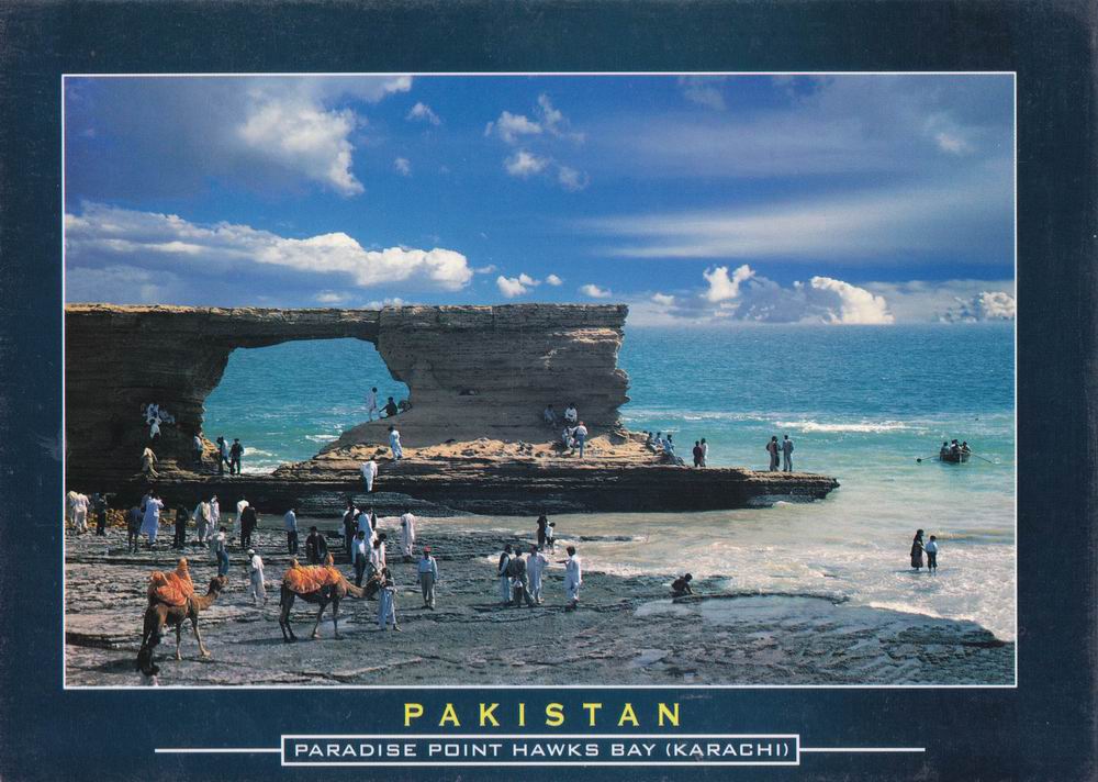 (image for) Pakistan Beautiful Postcard Hawks Bay Karachi