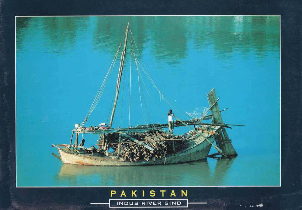 (image for) Pakistan Beautiful Postcard River Indus