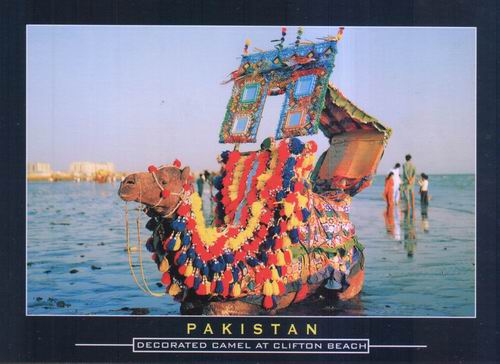 (image for) Pakistan Beautiful Postcard Clifton Karachi