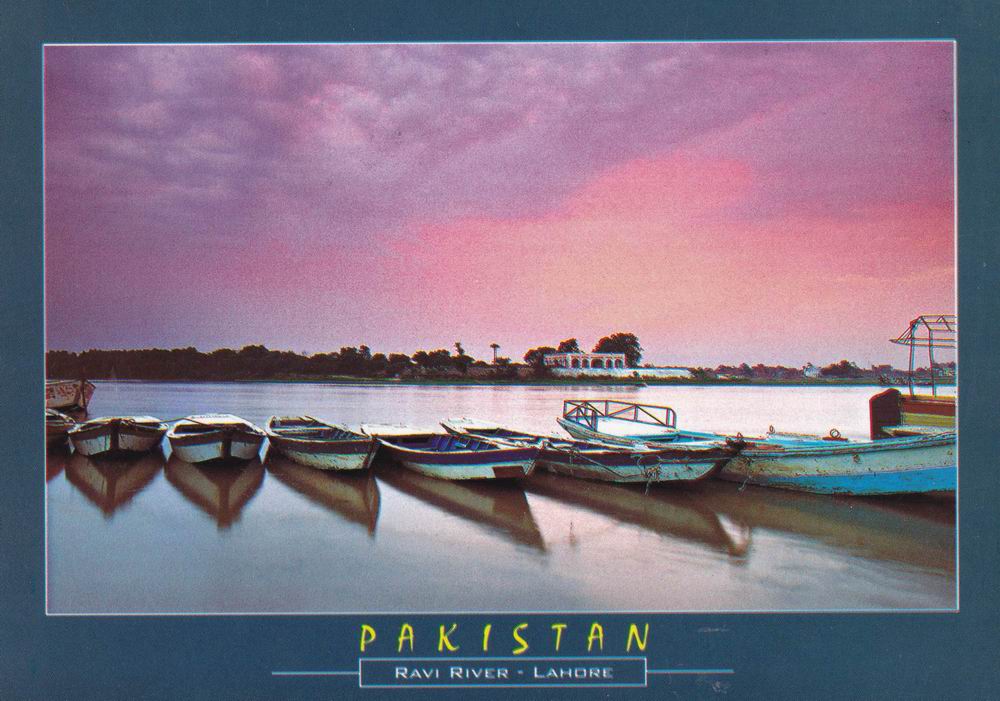 (image for) Pakistan Beautiful Postcard Ravi River Lahore