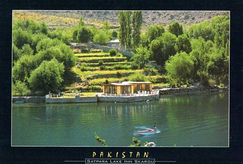 (image for) Pakistan Beautiful Postcard Satpara Lake