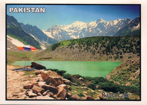 (image for) Pakistan Beautiful Postcard Rama Lake