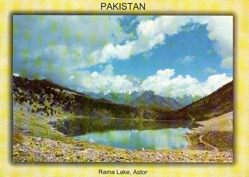 (image for) Pakistan Beautiful Postcard Rama Lake