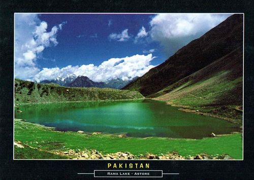 (image for) Pakistan Beautiful Postcard Rama Lake