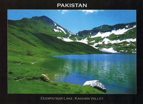 (image for) Pakistan Beautiful Postcard Dudipatsar Lake