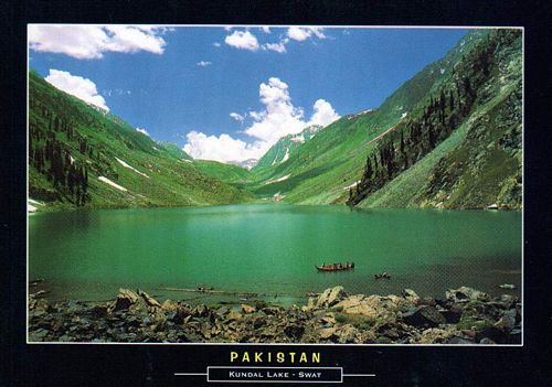 (image for) Pakistan Beautiful Postcard Kundol Lake