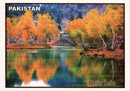 (image for) Pakistan Beautiful Postcard Naltar Lake