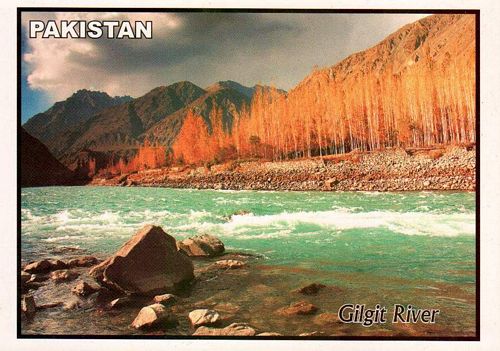 (image for) Pakistan Beautiful Postcard Gilgit River