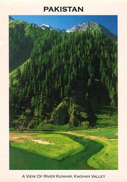 (image for) Pakistan Beautiful Postcard River Kunhar