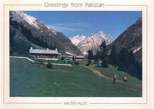 (image for) Pakistan Beautiful Postcard Nalter Valley