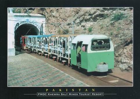 (image for) Pakistan Beautiful Postcard Khewra Salt Mines 08