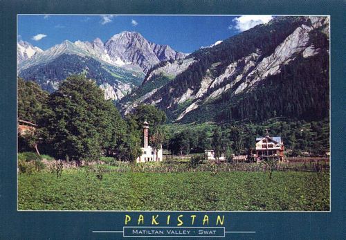 (image for) Pakistan Beautiful Postcard Matiltan Valley