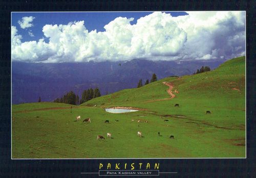 (image for) Pakistan Beautiful Postcard Kaghan Valley