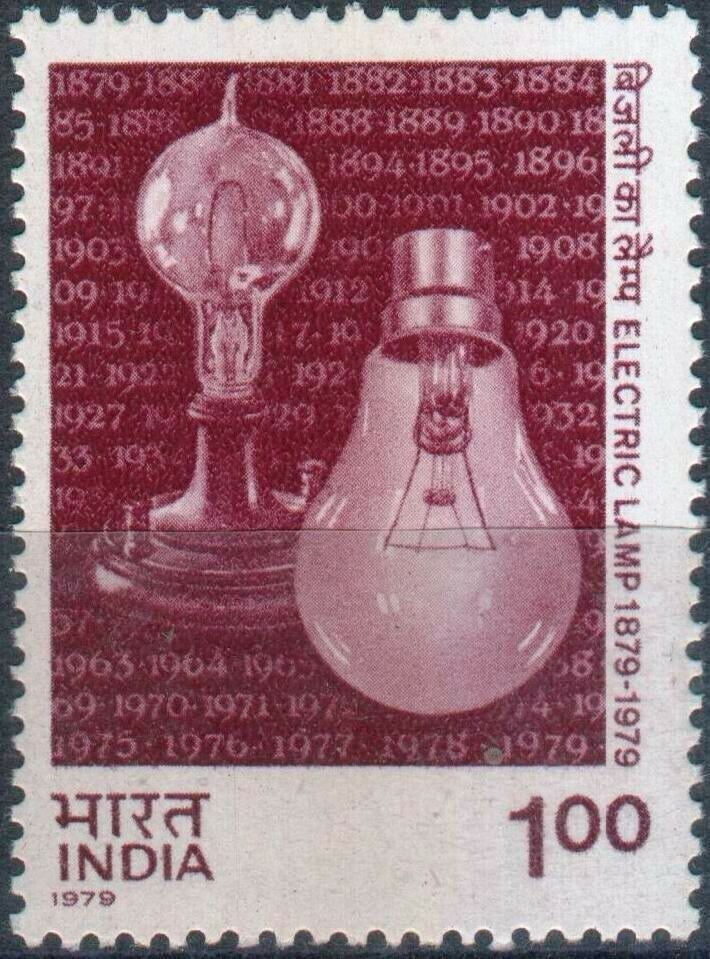 (image for) India 1979 Fdc Thomas Alva Edison Electric Bulb Nobel Prize