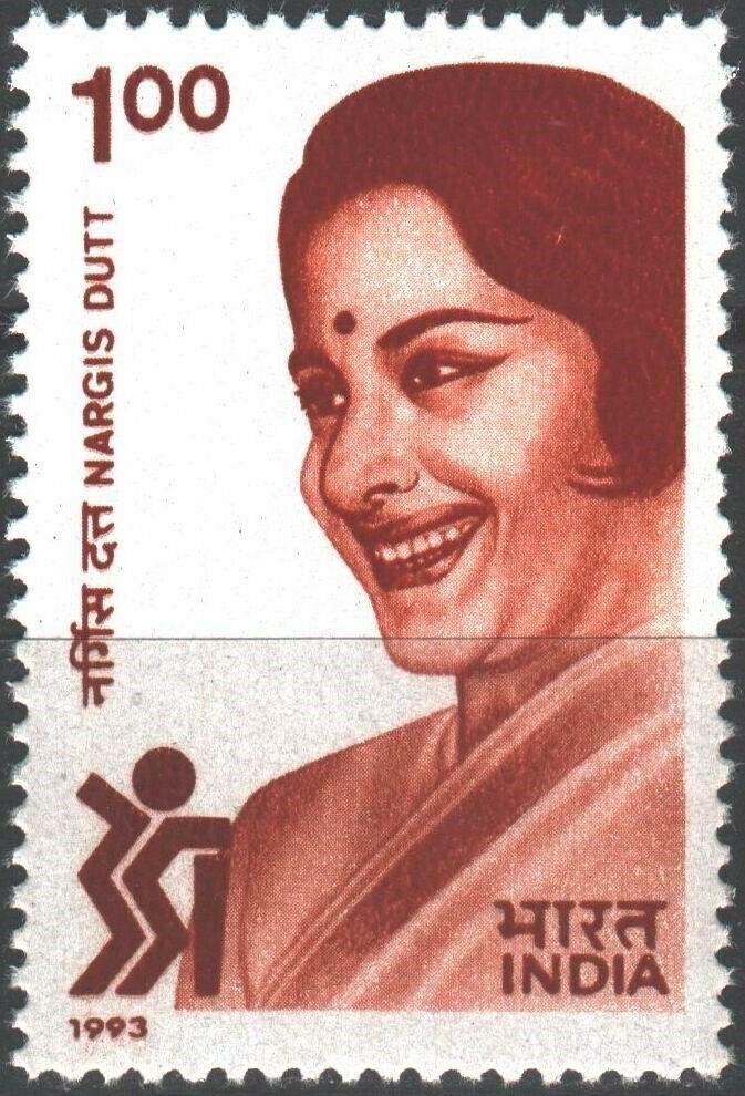 (image for) India 1993 Stamp Actress Nargis Dutt Mother India
