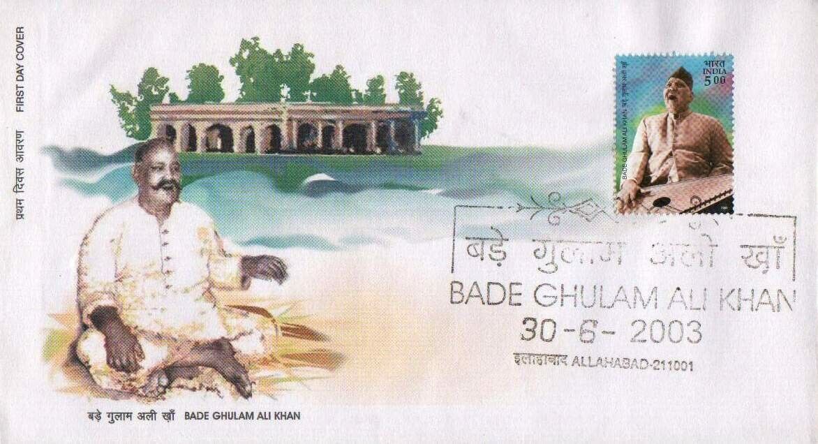 (image for) India 2003 Fdc Great Singer Bade Ghulam Ali Khan